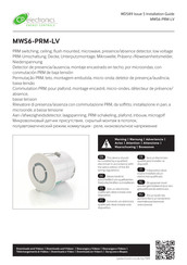 Cp Electronics MWS6-PRM-LV Installation Manual