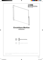 Konifera BW92000 Installation Instruction