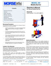 Morse 80i Operator's Manual