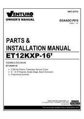 Venturo ET12KXP-16 Owner's Manual