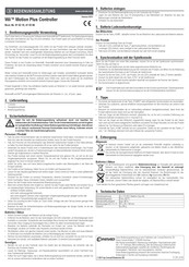 Conrad Wii Motion Plus Controller Operating Instructions