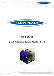 Flowplant 320-54 Quick Reference Service Manual