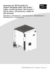 SMA NR-PL-BFS5-US-01 Replacement Manual