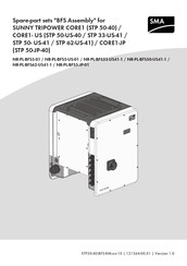 SMA NR-PL-BFS5-01 Replacement Manual