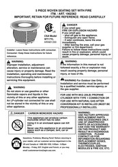 Agio WT17YL Assembly Instructions Manual