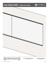 Mooreco Liso Glass Wall Quick Start Manual