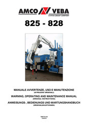 Hyva Amco Veba 825 Warning, Operating And Maintenance Manual