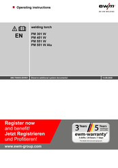EWM PM 451 W Operating Instructions Manual