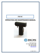 Ros P20 AC Operation And Maintenance Manual