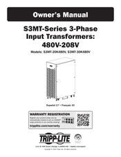 Tripp Lite S3MT-20K480V Owner's Manual
