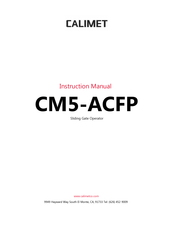 Calimet CM-5-ACFP Instruction Manual