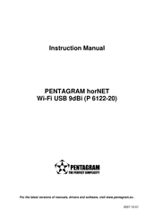 Pentagram P 6122-20 Instruction Manual