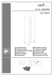 Welltime 4569 9509 Assembly Instructions Manual