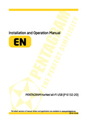 Pentagram P 6132-20 Installation And Operation Manual