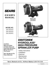 Sears CRAFTSMAN 390.262453 Owner's Manual