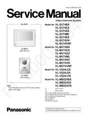 Panasonic VL-SV74AZ Service Manual