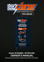 OzCharge OC-PRO600L Owner's Manual