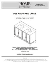 Home Decorators Collection ATAVT6122 Use And Care Manual