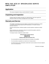 MTS Systems MPA-100-230 Manual
