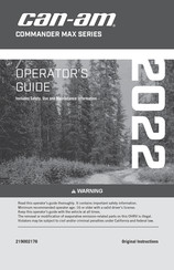 BRP Can-Am XMR Operator's Manual