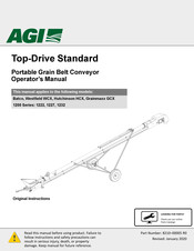 AGI Westfield WCX 1200 Series Operator's Manual