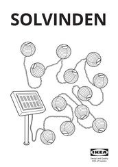 IKEA SOLVINDEN M1401-2 Manual