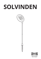 IKEA SOLVINDEN J2010 Manual