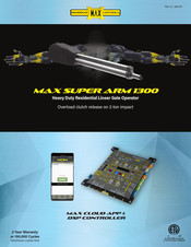 Maximum Controls MAX SUPER ARM 1300 Manual