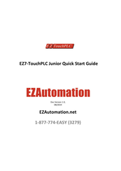 EZAutomation EZ7-TouchPLC Quick Start Manual