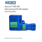 Macurco BRS-485 User Instructions