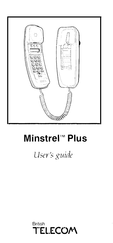 British Telecom Minstrel Plus User Manual