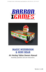 Barron Games MAGIC MUSHROOM & MINI BEAR Owner's Manual