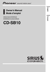 Pioneer CD-SB10 Owner's Manual