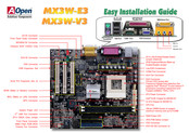 AOpen MX3W-E3 Easy Installation Manual