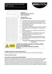 Bergstrom H617 Instructions For Use Manual