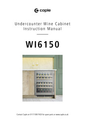 Caple WI6150 Instruction Manual