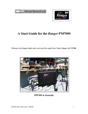 Ranger PM7000 Start Manual