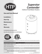HTP SSC-40TC Use And Care Manual