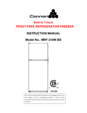 Cannon MRF-314W-BS Instruction Manual