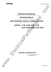 Toshiba GRZ100-216B Instruction Manual