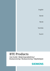 Siemens BTE series User Manual