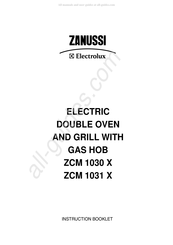 Electrolux ZANUSSI ZCM 1031 X Instruction Booklet