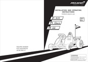 McLaren M1 ride-on Go Kart 4 Installation And Operating Instructions Manual
