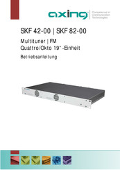 axing SKF 82-00 Operation Instructions Manual