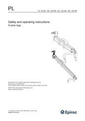 Epiroc 120 RB Safety And Operating Instructions Manual
