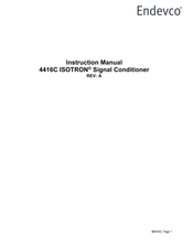 ENDEVCO ISOTRON 4416C Instruction Manual