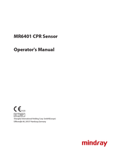 Mindray MR6401 Operator's Manual