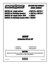 Bercomac 700817 Instruction Booklet