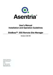 Asentria SiteBoss 550 User Manual
