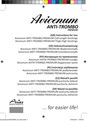 Aries Avicenum ANTI-TROMBO PREMIUM Instructions For Use Manual